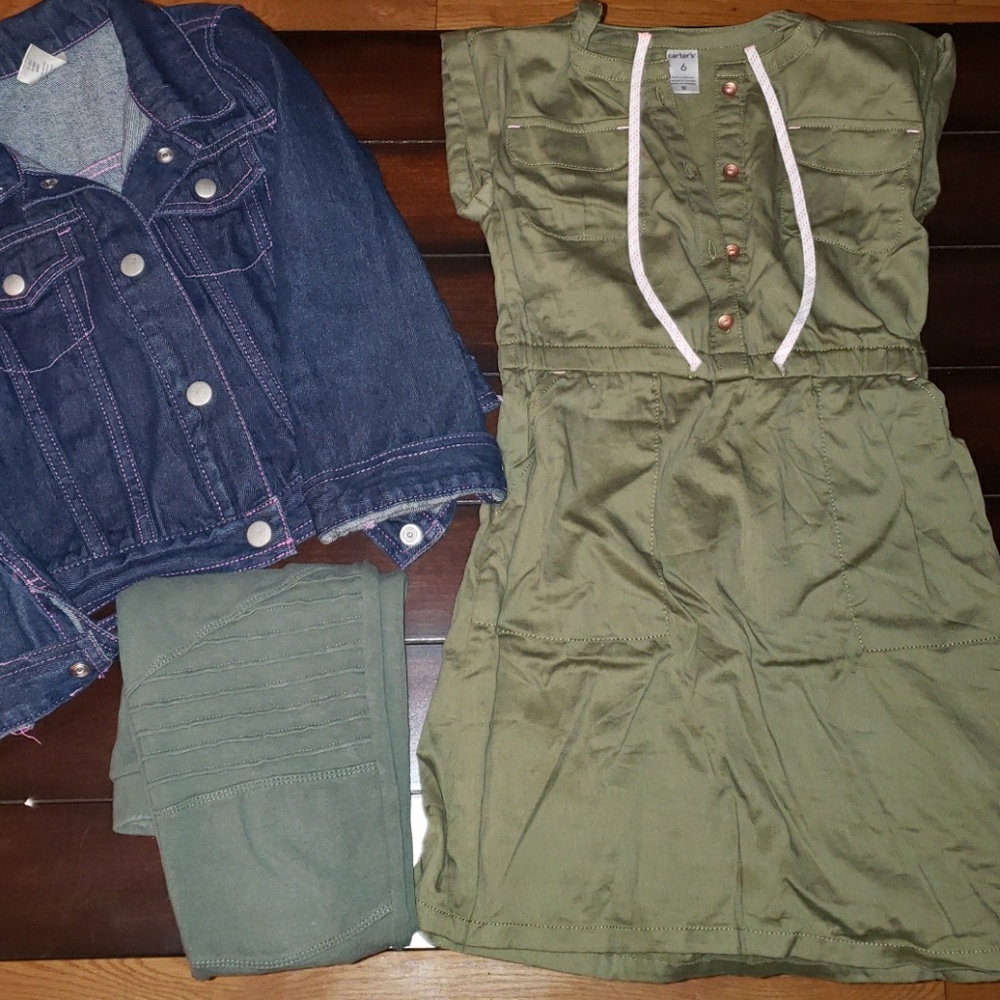 Carters gymboree artclass girls size 6 BUNDLE